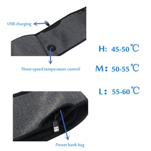 Nouvelle ceinture chauffante électrique rechargeable par USB avec film en graphène pour le soutien lombaire - Product Image 5