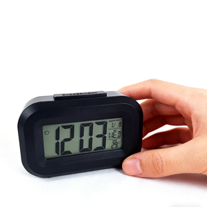 Mini Reloj Despertador Digital LCD 2188 con Calendario, Temperatura, Retroiluminación, Música, Función de Repetición y Silencio, Pantalla de Escritorio para Viajes - Product Image 4