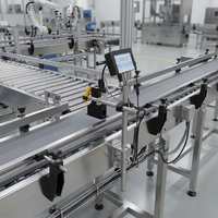 Impresora de Inyección de Tinta en Línea de Alta Velocidad de 12.7/25.4 mm TIJ para Impresión de Fechas, Lotes, Logotipos, Máquina de Impresión de Códigos QR/Barras, Dispositivo de Marcado