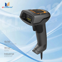 GTCODESTAR Pistolet à balayage portatif Lecteur de codes à barres industriel Scanner de codes à barres filaire 2D Lecteur de codes à barres laser 1D Scanner de codes à barres USB