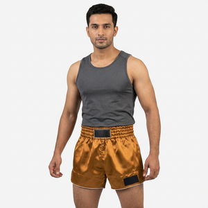 Shorts de boxe Muay Thai pour hommes, vente en gros OEM, extensibles, respirants, légers, sur mesure, vêtements de combat MMA et arts martiaux - Product Image 1