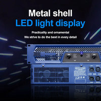 VIRE classe H Performance de scène professionnelle KTV amplificateur de puissance Audio double canal 2400W système PA amplificateur actif extérieur