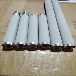 Cleanable 20 inch 0.2 micron thiêu kết Titan lọc nến lọc các yếu tố xốp - Product Image 6