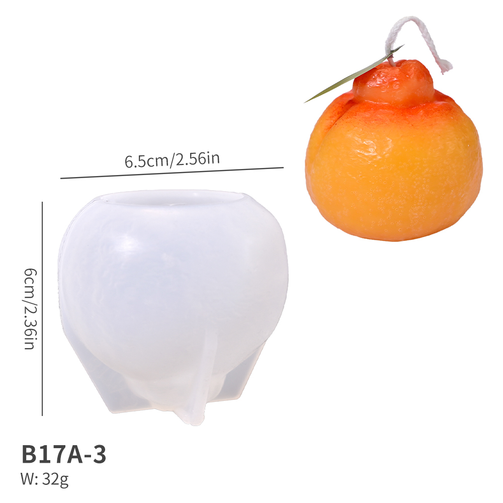 B17A-3 แม่พิมพ์สีส้มน่าเกลียด สีขาว