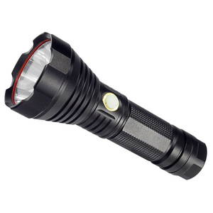 Linterna LED Luomen T40 de Aleación de Aluminio, Alta Intensidad, Largo Alcance, Negra, con Modo SOS, Alimentada por Batería - Product Image 1