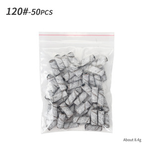 50 pièces/sac Mini bandes abrasives blanches pour ongles, petites recharges de ponçage pour mandrin, accessoires pour forets à ongles, outils de manucure pour salon - Product Image 3