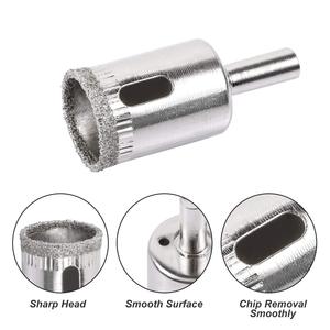 Nanrui Diamond Hole Saw Kit 10 Piece Set For Glass Tile Marble <b>Drilling</b> Bright Finish Hex Shank - Product Image 2