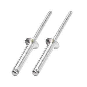 10 pièces/sac Rivets aveugles à tête fraisée à extrémité ouverte en fer et aluminium, mandrin en acier M3.2 M4 M5, personnalisables, à encastrer, Grade 4.8 - Product Image 2