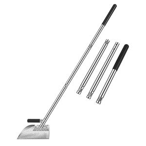 Rastrillo de arena para pulgas de arena, pala para Detector de detección de metales con cabezal desmontable para pala de colador rápido de playa - Product Image 2