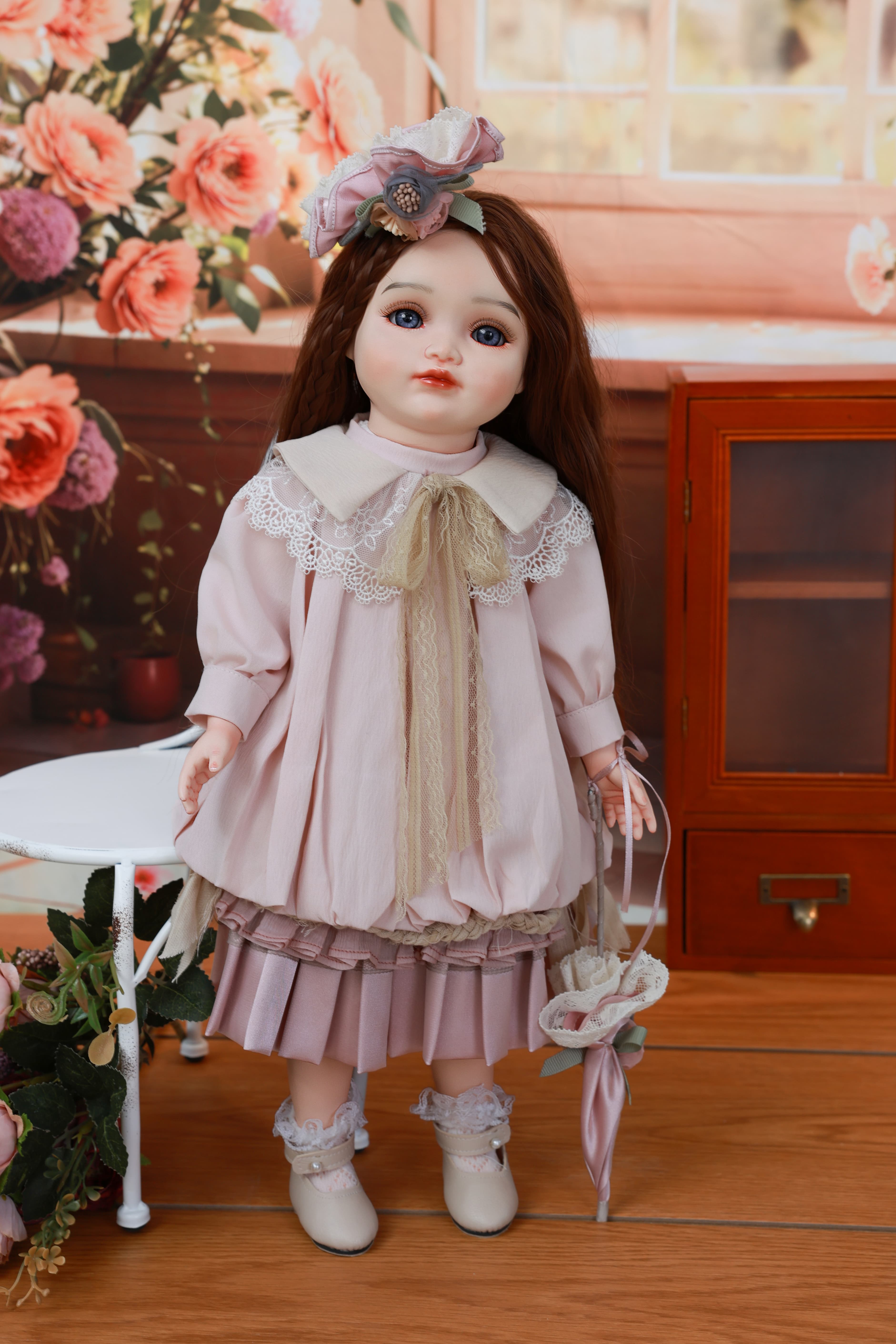 muñeca de porcelana de 18 pulgadas 10