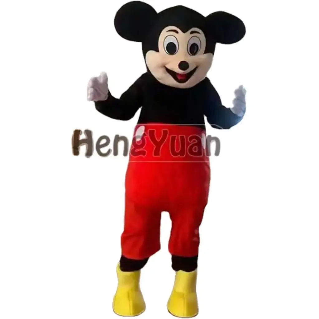 Bas prix vente en gros, image réelle, taille adulte, joli Costume de mascotte Mickey et Minnie