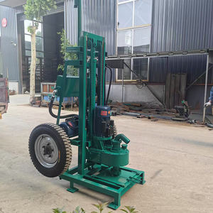 China Verkoop Wiel Tractie Draagbare Mini Ondiep Boorgat Roterende Waterput Boorinstallatie Met Modderpomp - Product Image 1