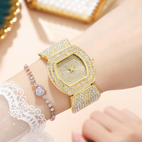 Jam Tangan Wanita Fenyi Grosir Unik, Bisnis Fashion Mewah, Berhias Berlian Imitasi Bentuk Tong, Trendi, Sederhana, Quartz