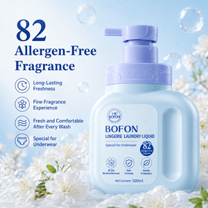 <span class=keywords><strong>Lessive</strong></span> liquide pour lingerie OEM ODM 500ml – Détergent antibactérien pour sous-vêtements, éliminateur de taches de sang, formule de nettoyage en profondeur pour les mains, soin professionnel - Product Image 6