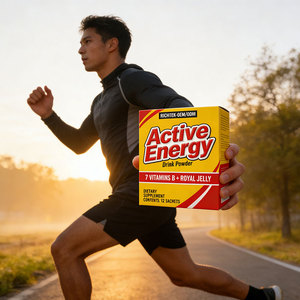Bebida Halal con Sabor a Uva y Mango con Ginseng, Impulso Rápido de Energía, Polvo Energético Extra Joss Active - Product Image 5