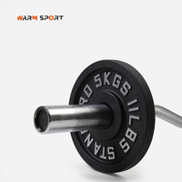 Paires de disques de poids en fonte de 1,25 à 25 kg, standard 1 pouce, avec marquages double KG/LBS, vente en gros, pour salle de sport à domicile, logo personnalisé OEM