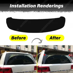 StarNav Pour Land Cruiser LC200 2009 2010 2011 2012 2013 2014 2015 2016 2017 2018 Kit de décoration de spoiler de toit arrière de voiture - Product Image 4