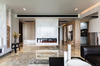 Marbre naturel Volakas de luxe PerfectStone pour un projet de construction intérieure de style moderne sur mesure