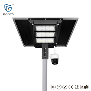 Farola Solar de 30W 40W con Cámara CCTV y Batería de 12.8V 30AH IP65 de Aluminio para Iluminación de Seguridad Vial - Product Image 1