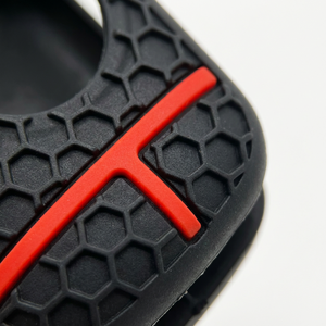 Étui de protection en silicone pour clé <span class=keywords><strong>Audi</strong></span> Sport, texture nid d'abeille, pour A3 A4 A6 Q3 Q5 Q7 TT <span class=keywords><strong>RS3</strong></span> S3, avec bande rouge, pour clé plip - Product Image 3