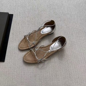 En stock – Sandales romaines rétro tissées à semelle souple et bout ouvert pour femme – Style vacances – Élégantes et parfaites pour les robes - Product Image 3