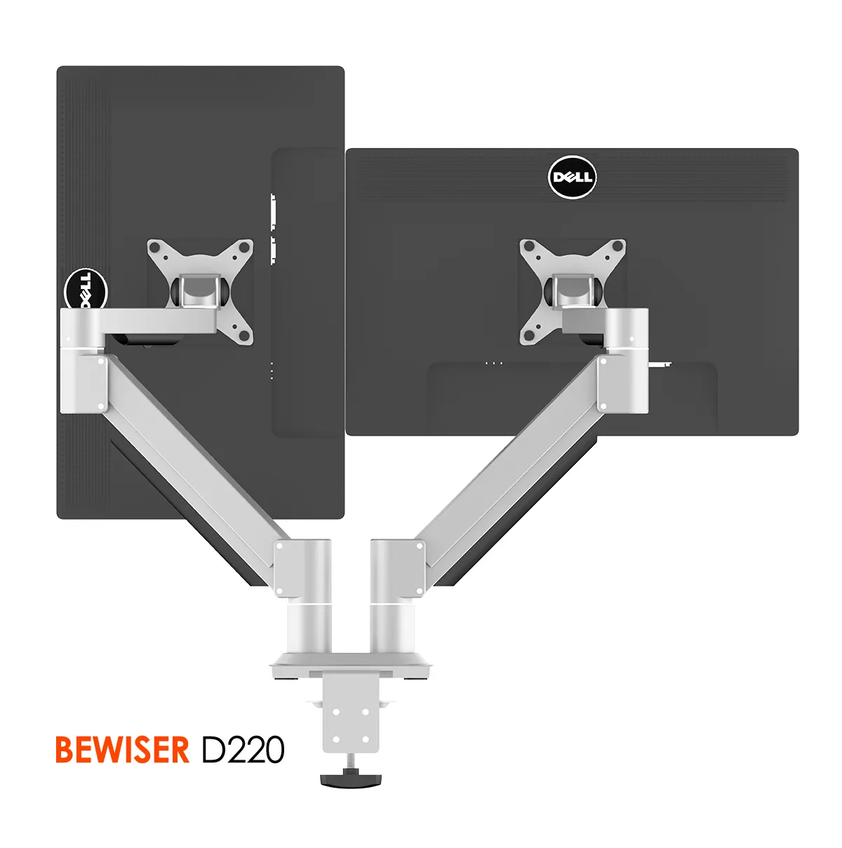 Двойная подставка для монитора, двойная отдельная подставка для монитора, кронштейн для ЖК-дисплея (BEWISER D220)
