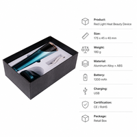 Appareil de soin de la peau ABS portable pour le visage et le cou, pour une peau jeune, appareil corporel