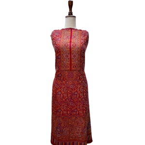 Premium Jacquard Jamawar <b>Suits</b> <b>Women</b> Elegant <b>3</b> <b>Piece</b> Ensemble Rich Texture Festive Formal Dress OEM ODM Bulk Manufacturer - Product Image 1
