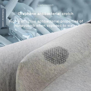 OEM/ODM morbido cotone da <span class=keywords><strong>uomo</strong></span> mutande traspiranti grigie grigie nere leggere Boxer <span class=keywords><strong>slip</strong></span> da <span class=keywords><strong>uomo</strong></span> - Product Image 5