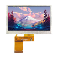 Layar LCD IPS TFT 4,3 Inci 480x272 Antarmuka RGB Layar Sentuh Modul Tampilan Kontrol Industri