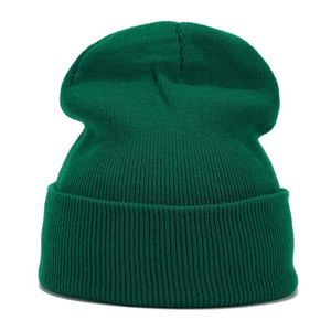 Gorros de Invierno de Punto Acrílico Lisos de Color Sólido Unisex de Alta Calidad al por Mayor, Gorros Personalizados con Logotipo Bordado - Product Image 4