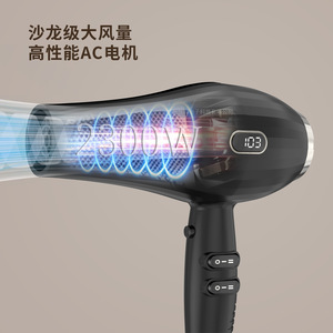ไดร์เป่าผม 2300W มอเตอร์ AC แรงลมสูง ระดับมืออาชีพ พร้อมหน้าจอแสดงผล - Product Image 1