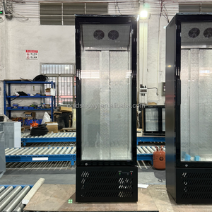 Réfrigérateur vertical commercial à grande capacité en acier inoxydable, à économie d'énergie, autonome, pour hôtel, maison, extérieur - Product Image 1