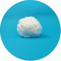 Raw Polyester Fiber Staple Material 1.2d 38mm