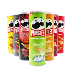 Wholesale High Quality 110g Inflated <strong>Pringle</strong> Crisps Tinned Salty Semi-Soft Potato Chips Snacks Exotic 15 Months Shelf Life - Product Image 2