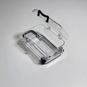 Transparent Portable Plastic Fashion <b>Mini</b> Suitcase Jewelry <b>Storage</b> <b>Box</b> Hair Accessories-Custom Decorative Promotional Candy Silk - Product Image 3