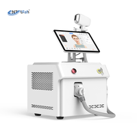 Appareil d'épilation au laser diode 808 nm portable avec 3 connecteurs