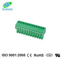 Terminal enfichable Zhongbo 15EDGK 3.81mm 2-XXP 300V Sécurité Maison Intelligente Électrique Vente Directe Usine