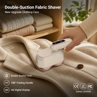 Rasoir anti-bouloches portable à double lame, poignée pliable à 180 degrés, charge rapide USB-C, écran LED, vente en gros OEM