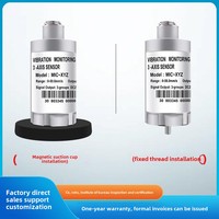 Capteur transmetteur de vibration et d'accélération intégré 4-20mA 24V pour moteur, ventilateur, pompe, compresseur IP65 ATEX OEM