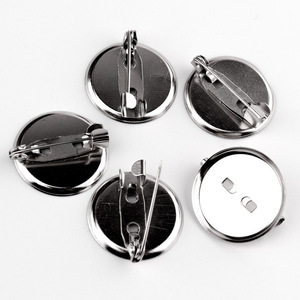 Jewelry Pin 20mm <b>Magnetic</b> Brooch Base With Tray For Badges And Corsages Craft Supplies - Product Image 2