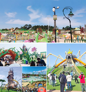 Parque Infantil Profesional Personalizado con Tobogán de Cohetes y Escalada Interactiva para Parques o Resorts No Estándar - Product Image 4