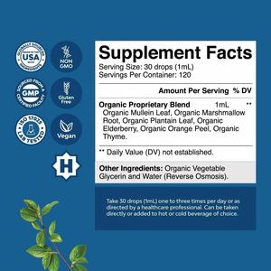 Gotas Líquidas de Clorofila para Reforzar la Respiración Oral en Adultos, Orgánicas, con Sabor a Menta, Sin Alcohol, Limpieza Pulmonar, 30 ml - Product Image 2