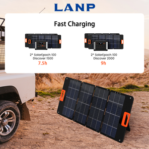 Panneaux solaires 100W, chargeur USB, <span class=keywords><strong>panneau</strong></span> <span class=keywords><strong>solaire</strong></span> <span class=keywords><strong>pliable</strong></span> portable mini quatre cellules, <span class=keywords><strong>pour</strong></span> <span class=keywords><strong>camping</strong></span>-<span class=keywords><strong>car</strong></span>, toit, autres scénarios, <span class=keywords><strong>camping</strong></span> - Product Image 3