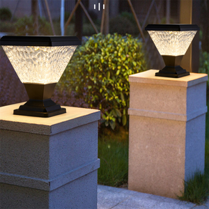 Lampada <span class=keywords><strong>solare</strong></span> giardino giardino RGB lampada da parete LED pilastro giardino faro impermeabile con telecomando - Product Image 6