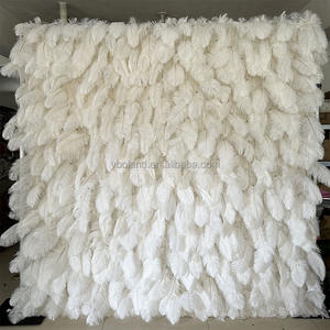 Telón de Fondo de Plumas de Avestruz con Reverso de Tela L14, Rollo de Plumas de Pavo Real Rosadas para Decoración de Bodas, Pasillos y Habitaciones, en Oferta - Product Image 1