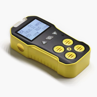 Detector Multigas de Tipo Difusión CO O2 H2S CH4 LEL con Sensor de Gas y Batería Recargable
