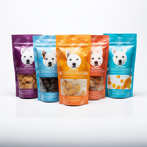 Clip de plástico con forma de perro impreso personalizado 2kg 5kg 10kg Embalaje Bolsa de comida para mascotas - Product Image 6