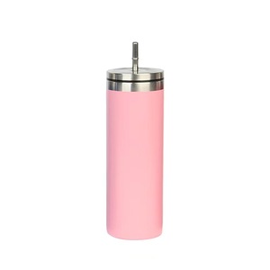 Gobelet isotherme à double paroi en acier inoxydable de 600 ml (20 oz) avec filetage, design japonais, écologique, idéal comme cadeau, maintien au chaud de 6 à 12 heures - Product Image 1