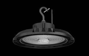 Luminaire industriel UFO à haut rendement lumineux, SMD2835, en aluminium moulé sous pression, IP65, température de couleur 5000K, certifié ETL, pour intérieur - Product Image 3